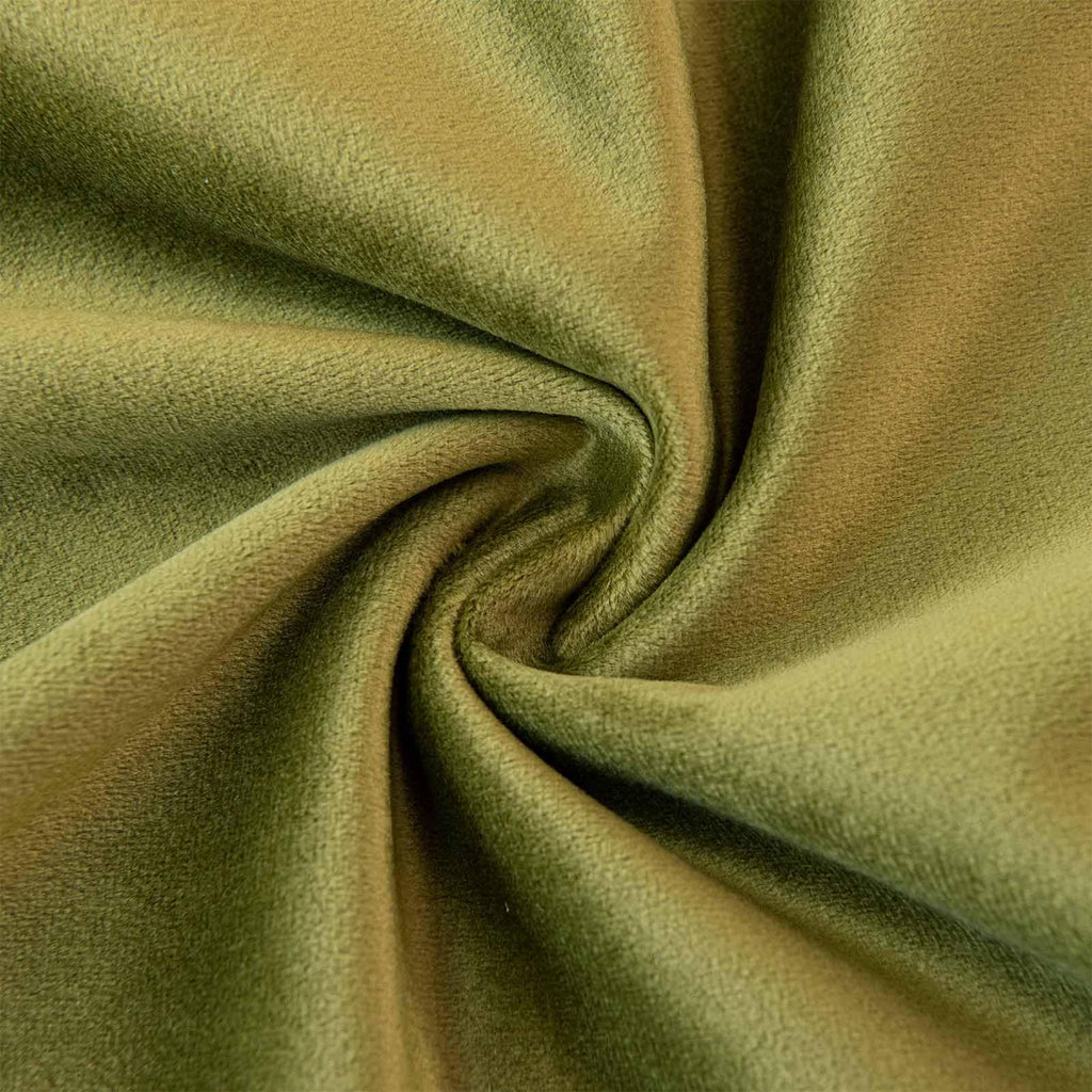 Velvet Lumbar Throw Pillow Covers 14x24 Set of 2, Olive