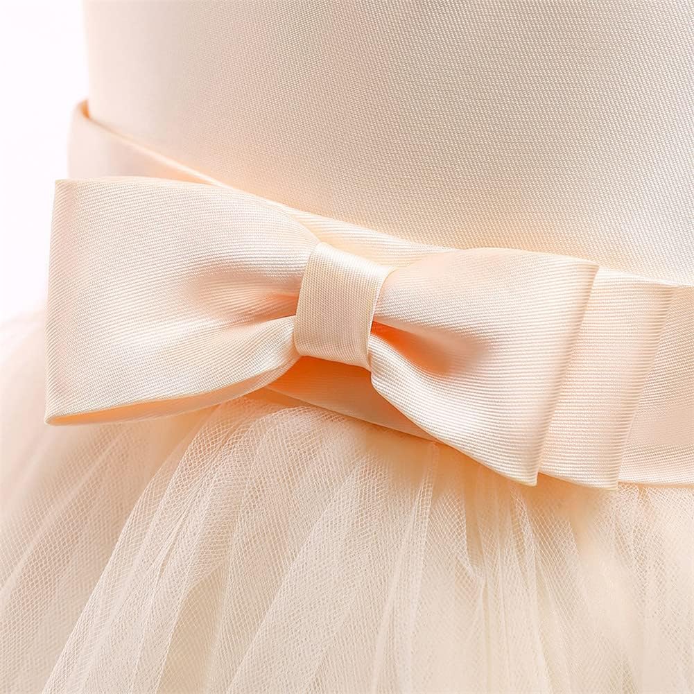 Baby Pageant Dress Toddler Girls Tutu Gown Flower Wedding Dresses