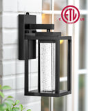 Black Exterior Lighting Fixtures Wall Mount for House