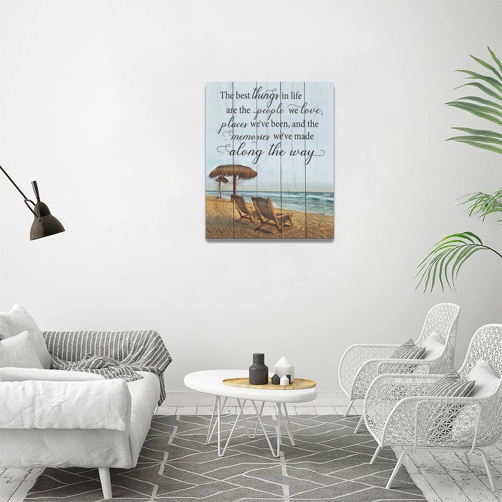 Beach Coastal Bathroom Wall Art Motivational Ocean Wall Decor Nautical Pictures Canvas Prints Painting Beach
