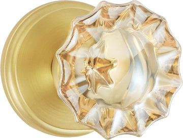 Champagne Glass Door Knobs Interior,Crystal Passage Door Knob