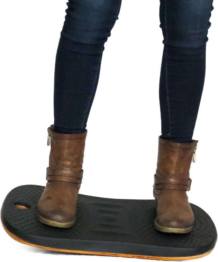 Balance Board for Standing Desks | Bentwood Frame with Comfortable Padding makes the perfect Anti Fatigue Mat or