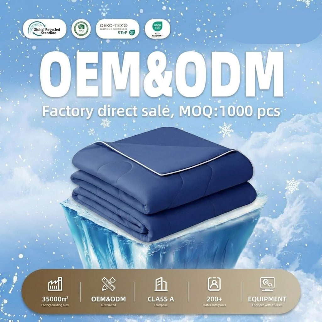 Cooling Blanket for Hot Sleepers - Double Sided Arc-Chill Japanese Cooling Blanket Quilt (Q-Max > 0.45), Lightweight