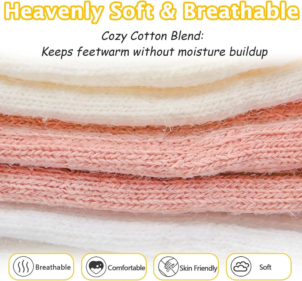 Baby Girl Ruffle Socks with Grips Soft Cotton Non Slip Ankle Socks