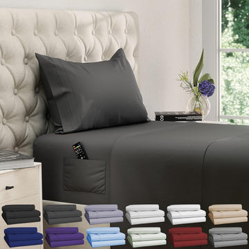 Queen Sheet Set - Queen - Gray