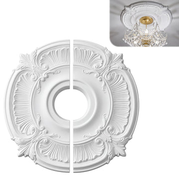 Split Ceiling Medallion for Chandelier and Ceiling Fan