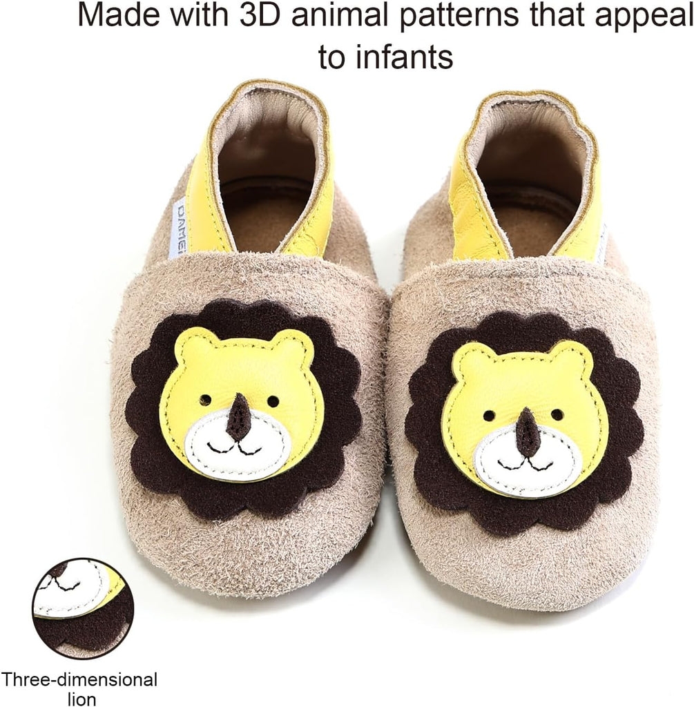 Baby Shoes Genuine Leather Soft Sole Non-Slip 0-3 Yrs Toddler Moccasins
