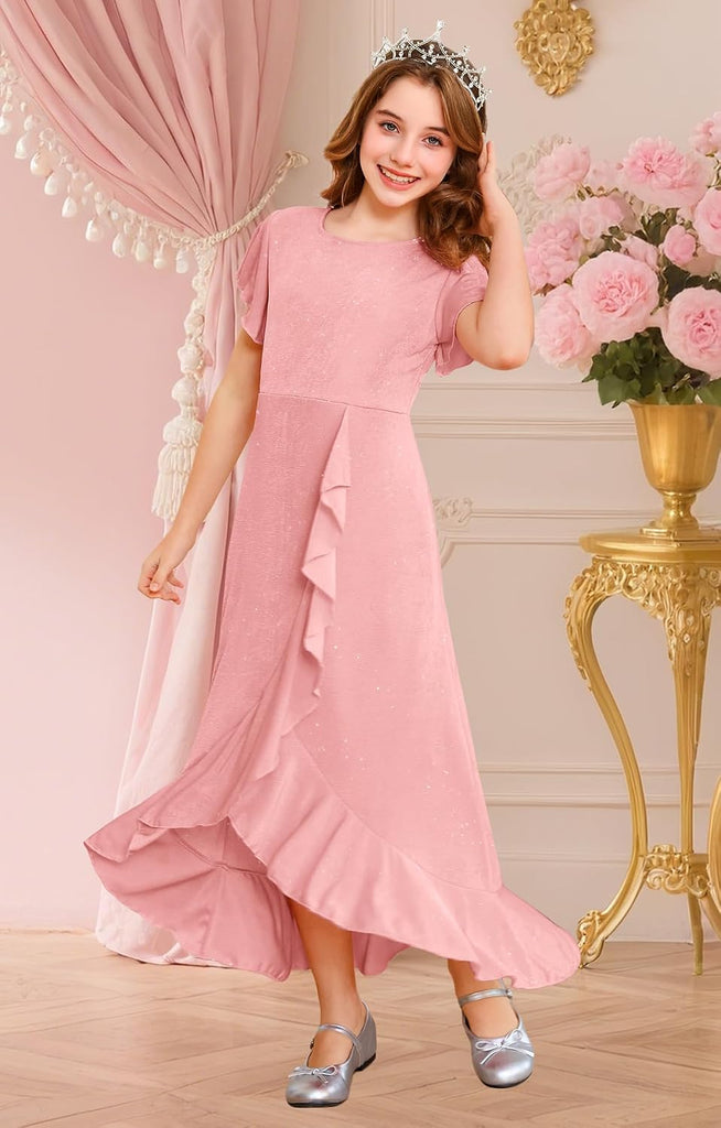 Junior Bridesmaid Dresses Girls Wedding Party Formal Dress