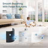 Air Purifier for Home Bedroom Dorm Room, Smart & Voice Control, AHAM VERIFIDE, 3-in-1 Filter With HE