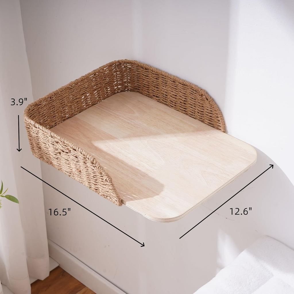 2-Pack Wall Mounted Cat Bed Perch