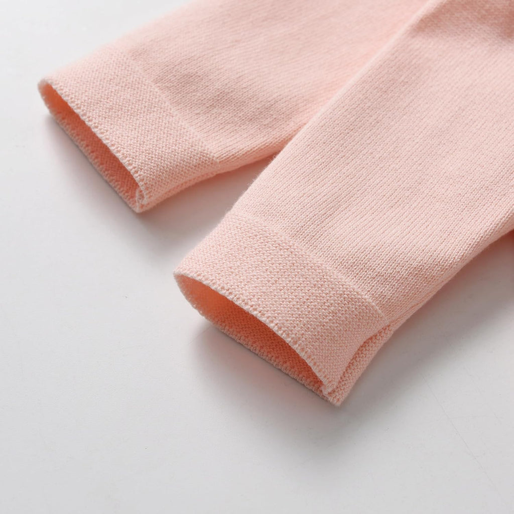 Baby Infant Boy Girl Peter Pan Collar Knit Sweater Romper Outfit Clothes One-Piece Coverall Baby Clothing Jumpsuit