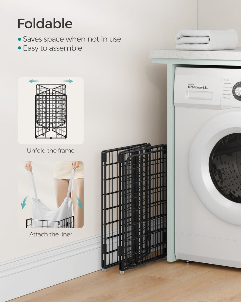 Laundry Hamper, Collapsible, 11 Gal. (50L)