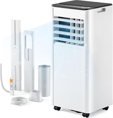 10,000 BTU Portable Air Conditioners, 4-in-1 Portable AC Unit Cools Up to 450 Sq.Ft