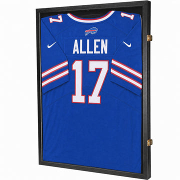 Jersey Frame Display Case, Jersey Shadow Box with 98% UV Protective Acrylic Door for Football, Basketball, Baseball