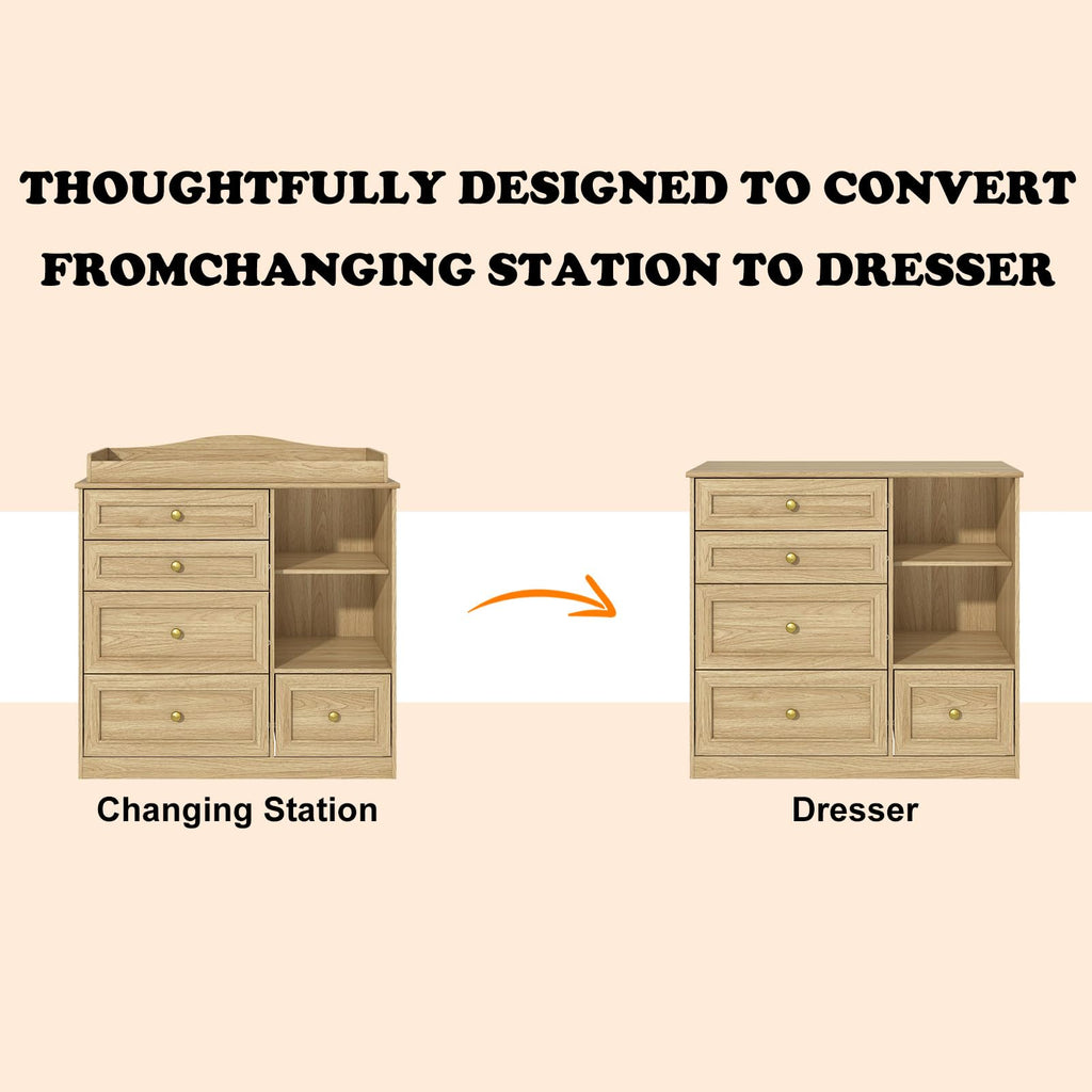 Nature Changing Table Dresser