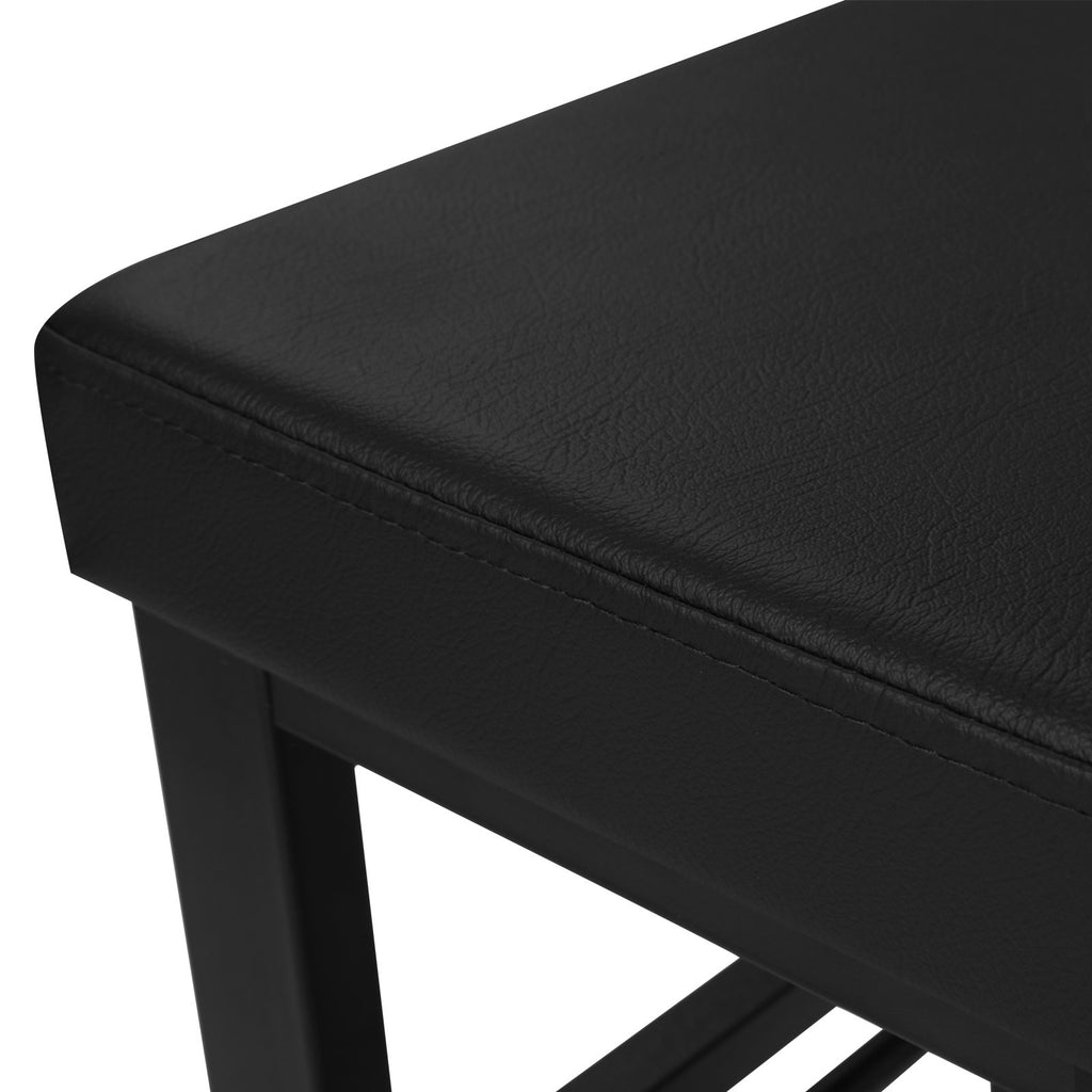 Shoe Bench, 3-Tier Storage Organizer, Foam Padded Seat