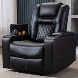 Electric Power Recliner Chair with USB Ports and Cup Holders