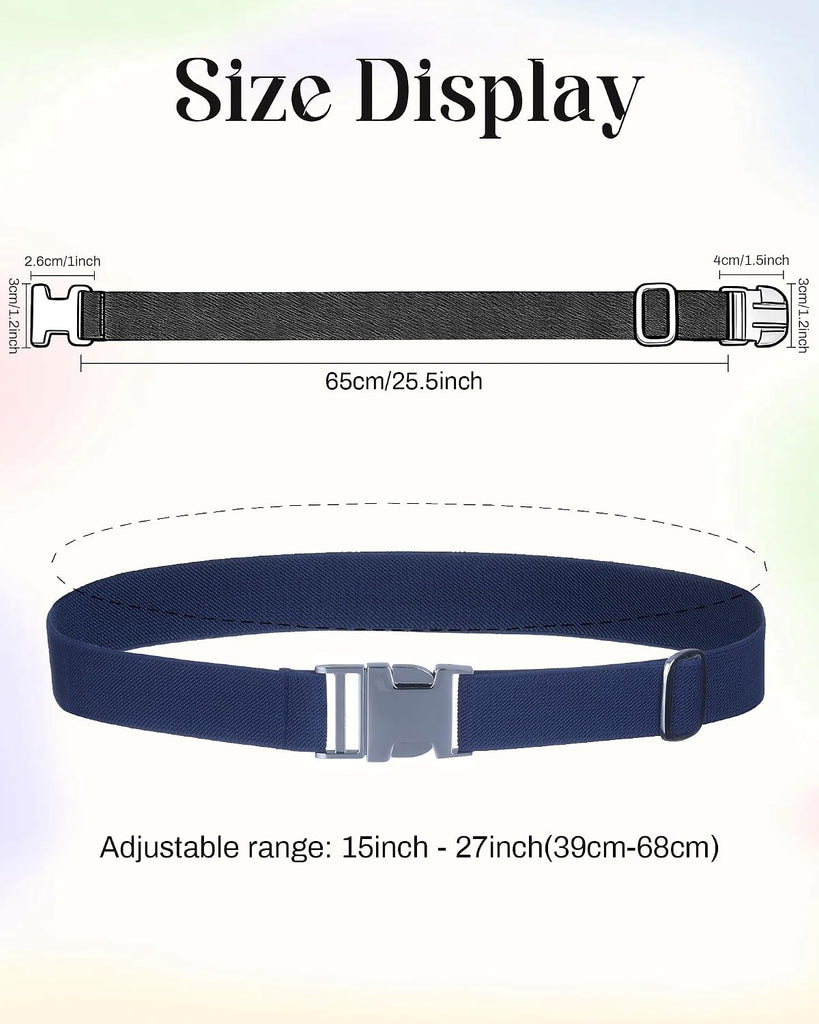Kids Toddler Belt,Elastic Stretch Boys Girls Belt with Easy Buckle