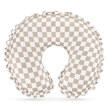 Nursing Pillow Cover, Removable Ruffled Pillowcase for Breastfeeding Pillows, Ultra Soft Comfortable Slipcover for