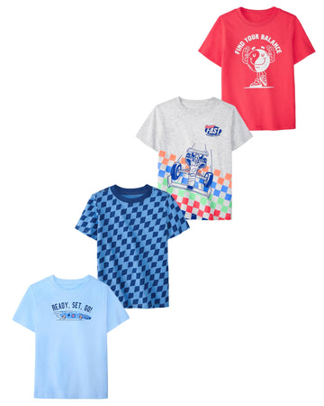 Toddler Boy Car T-Shirt, Pack