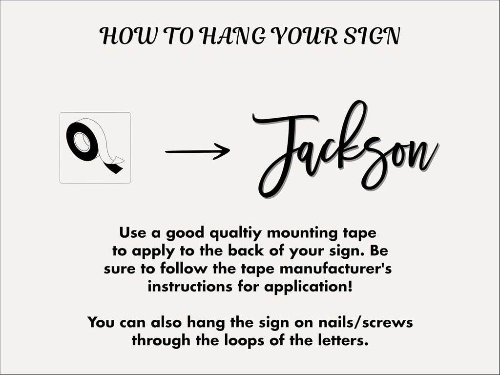 Personalized Wooden Name Sign Cutout Wall Letters Customized Baby Name Sign Kid Room Decor Baby Nursery Name Wood