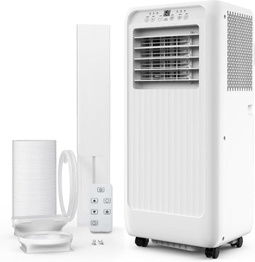 8000 BTU Portable Air Conditioners, 3 in-1 Quiet Portable AC Unit with Efficient Cooling, Remote Control