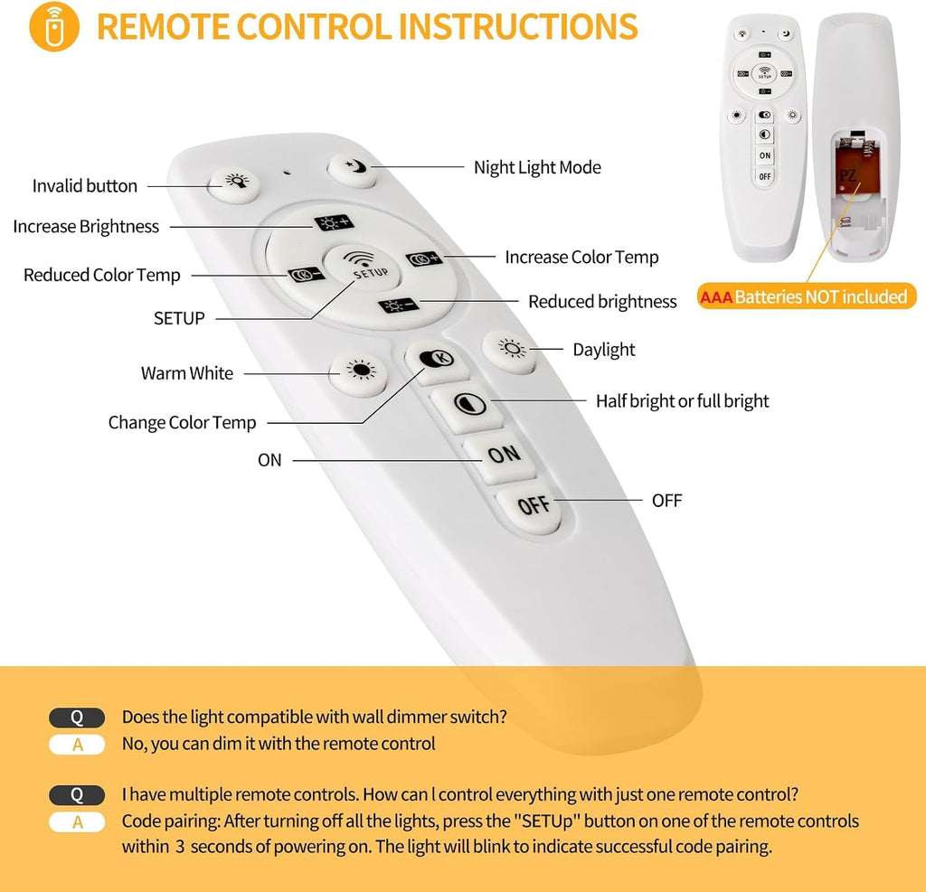 Dimmable Plug in Track Lighting with Remote, 4-Light Black