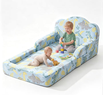 Toddler Floor Bed, Soft Foam Toddler Bed and Kids Bed, No Assembly Required