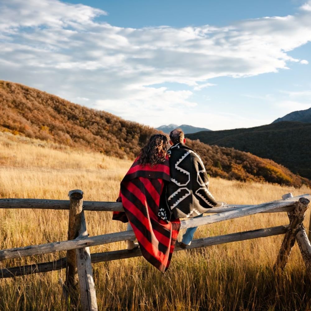 Backwoods Military Wool Blanket (Red Buffalo, Twin)