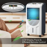 Air Cooler and Heater, 5-in-1 Portable Evaporative Air Cooler w/Anion Function, 8H Timer, 3 Modes & 3 Speeds