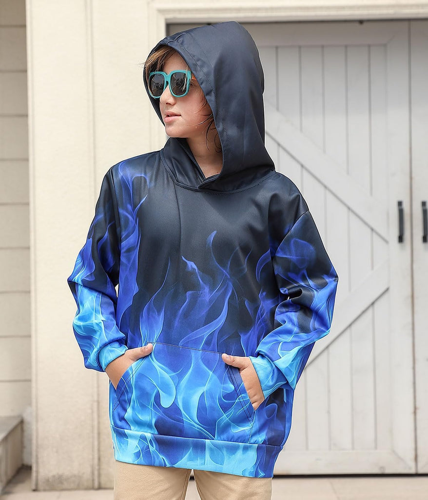 Boys Hoodies 3D Graphic Sweatshirt Lightweight Pullover cool