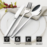 30 Pieces Silverware Set, Flatware Cutlery Set for 6
