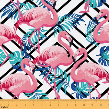Flamingo Upholstery Fabric Soft 10 Yards