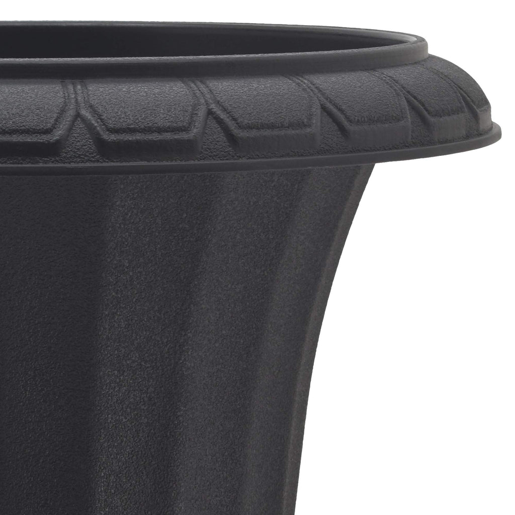 Black Deluxe Plastic Urn 22"x36" 2 Pack
