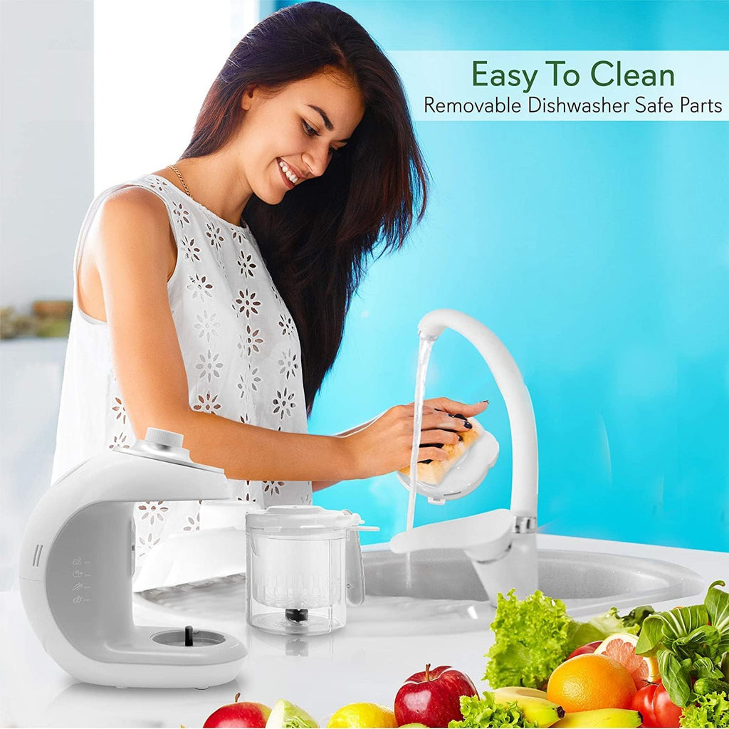 Baby Food Maker | in-1 Steam Cooker & Puree Blender | Adjustable Steam Timer | Blend Organic Food for Babies