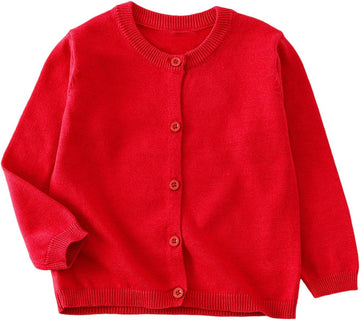 Toddler Baby Boys Cotton Knit Button Up Sweater