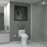 Elongated Electronic Bidet Toilet Seat with Heated Seat, Soft-Close Lid, Warm Water Wash