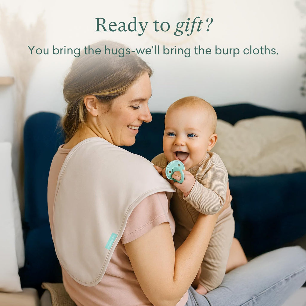 Supersoft Bamboo Viscose Burp Cloths, 3-Pack, Large 21" x 10"