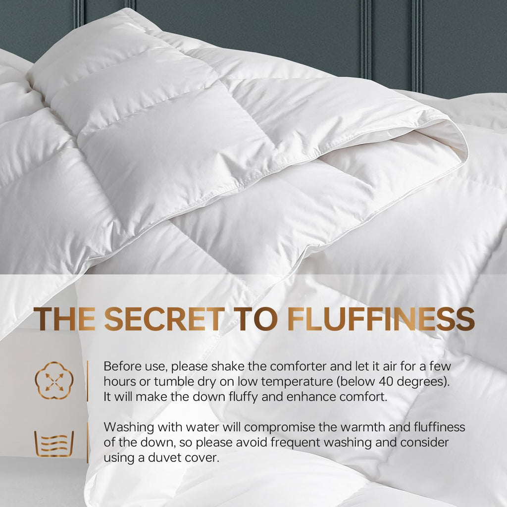 Down Comforter King Size All Season Duvet Insert(106"x90")