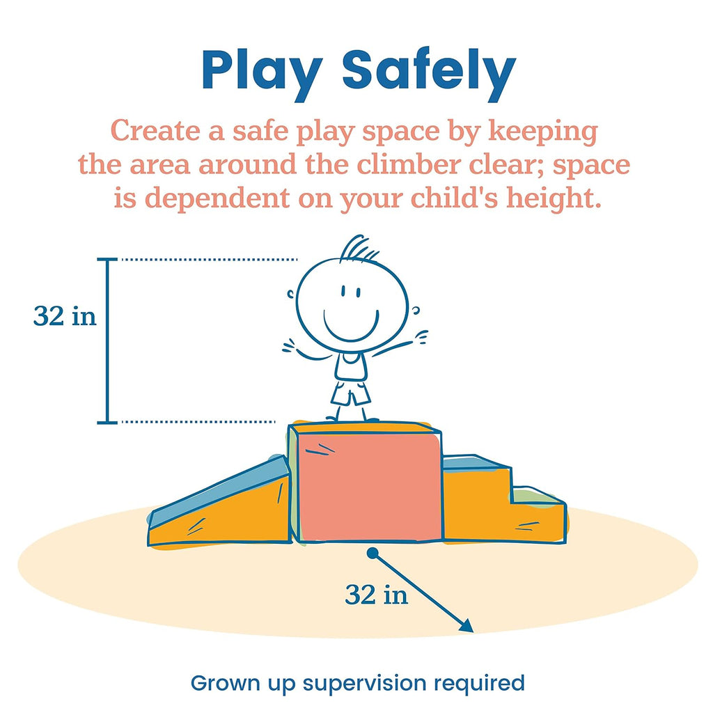 SoftZone Lincoln Tunnel Climber, Toddler Playset, Earthtone, Piece