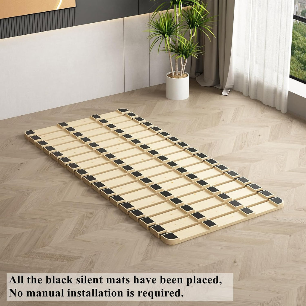 Foldable Floor Bed Frame for Japanese Futon Mattress