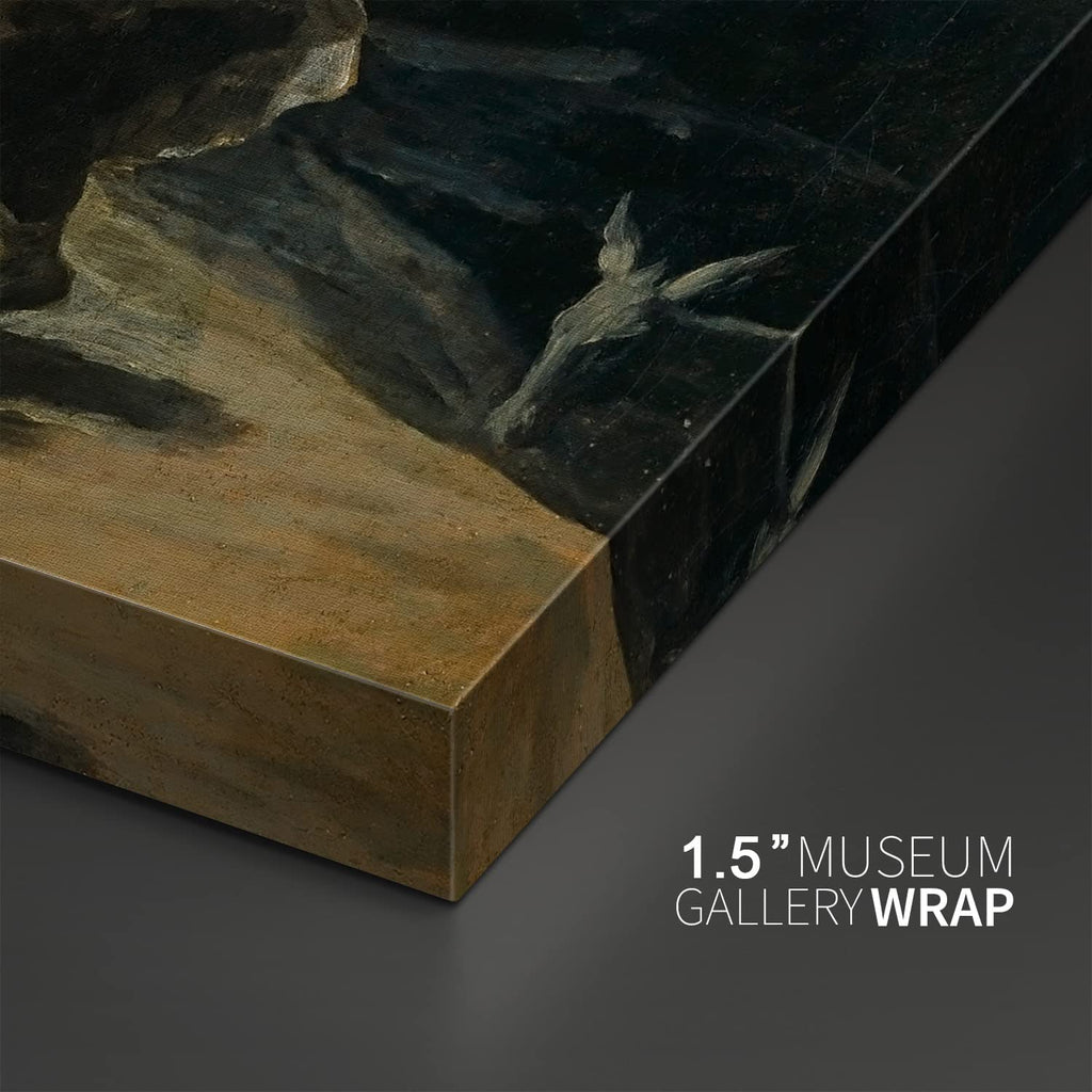 Print Wall Art - Witches Flight, 1797 by Francisco Goya - 12x18 inches