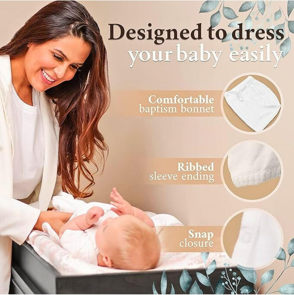 Baby Boys Formal Classic - Baptism Outfit with Bonnet