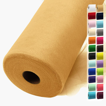 Aztec Gold Tulle Fabric 54 Inch X 40 Yards Tulle Roll