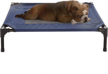 Elevated Dog Bed - 30x24-Inch Portable Pet Bed with Non-Slip Feet - Indoor/Outdoor Dog Cot or Puppy Bed for Pets up