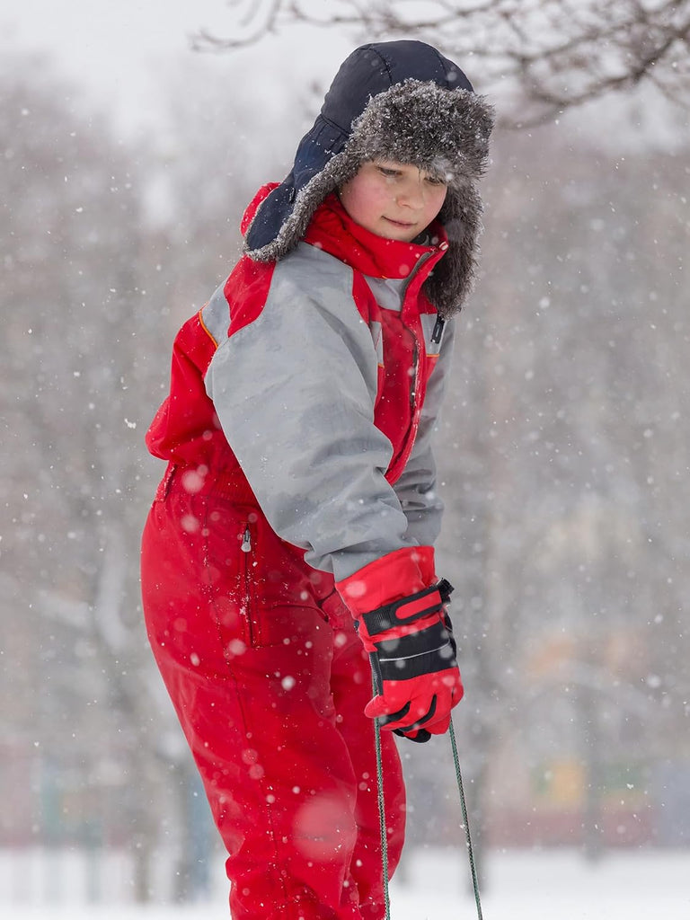 3 Pairs Kids Winter Ski Gloves Waterproof