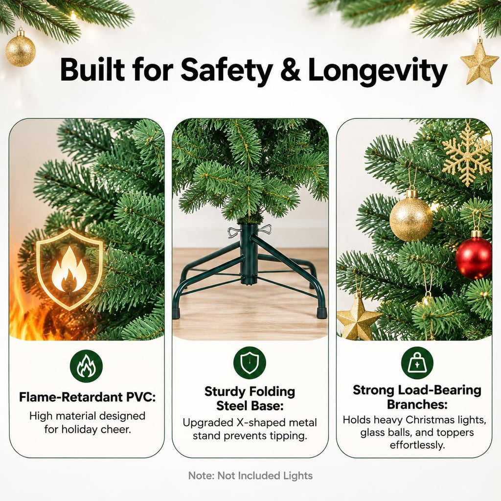 PE&PVC Mixed Auto Christmas Tree, Xmas Tree