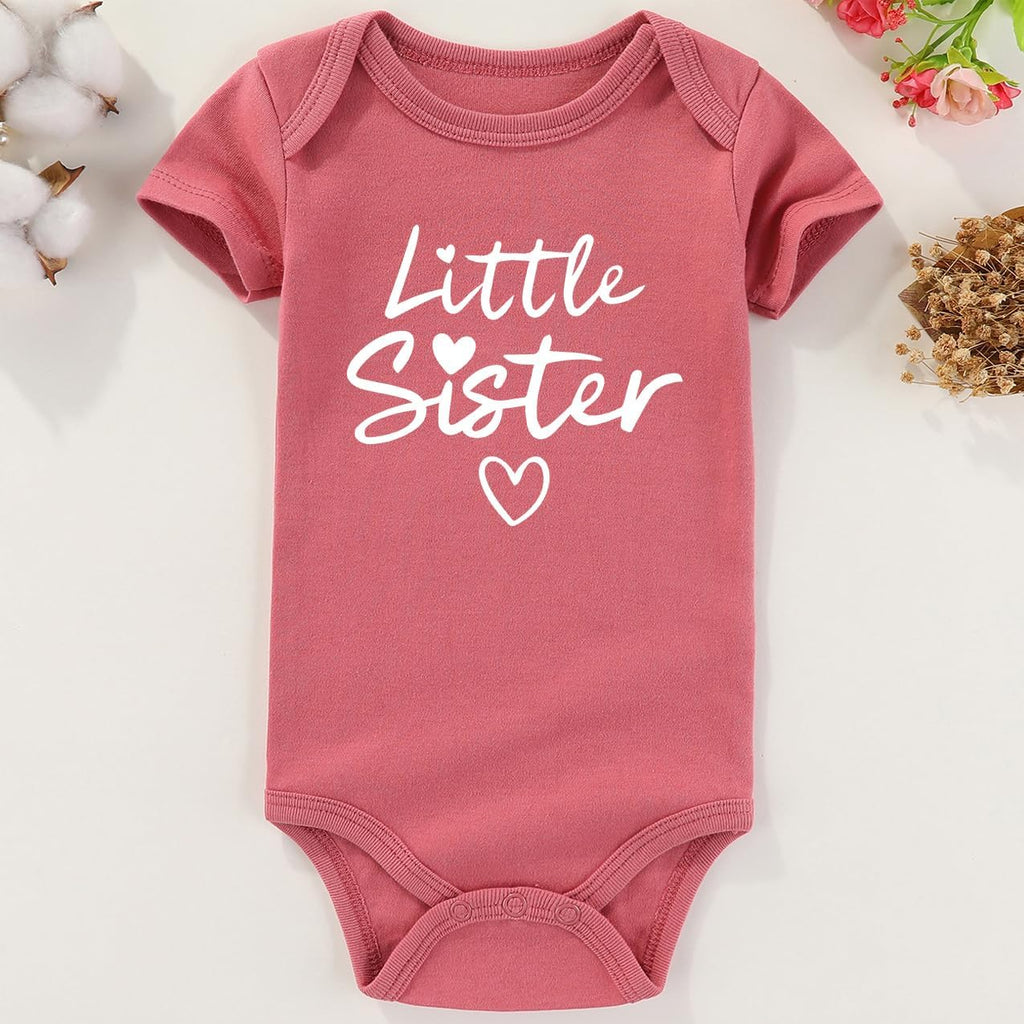 Big Sister Little Sis Matching Outfits Toddler And Baby Clothes Sisters Shirt