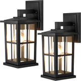 2-Pack Outdoor Light Fixtures Wall Mount, Waterproof Exterior Wall Lanterns Porch Lights
