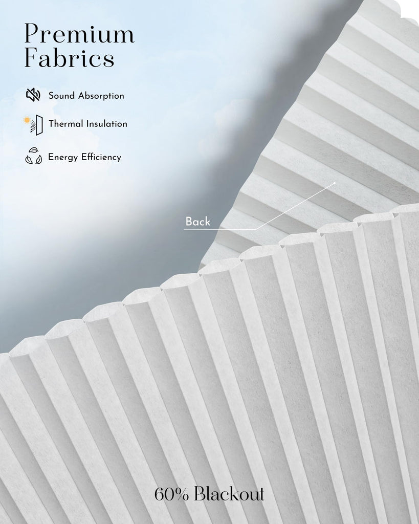 Smart Top Down Bottom Up Cellular Shades Compatible with Alexa Google Solar Powered Motorized TDBU Shades for Windows